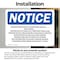 Signmission Hazardous Waste Satellite Accumulation Area OSHA Notice Sign, Vinyl Decal, 10in W x 7in L, 2PK OS-2PACK-NS-D-710-L-13336 - alternate 5